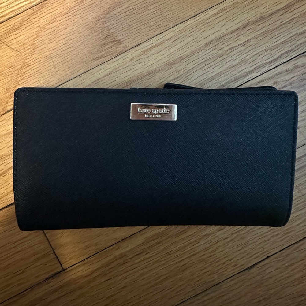 Kate spade black wallet